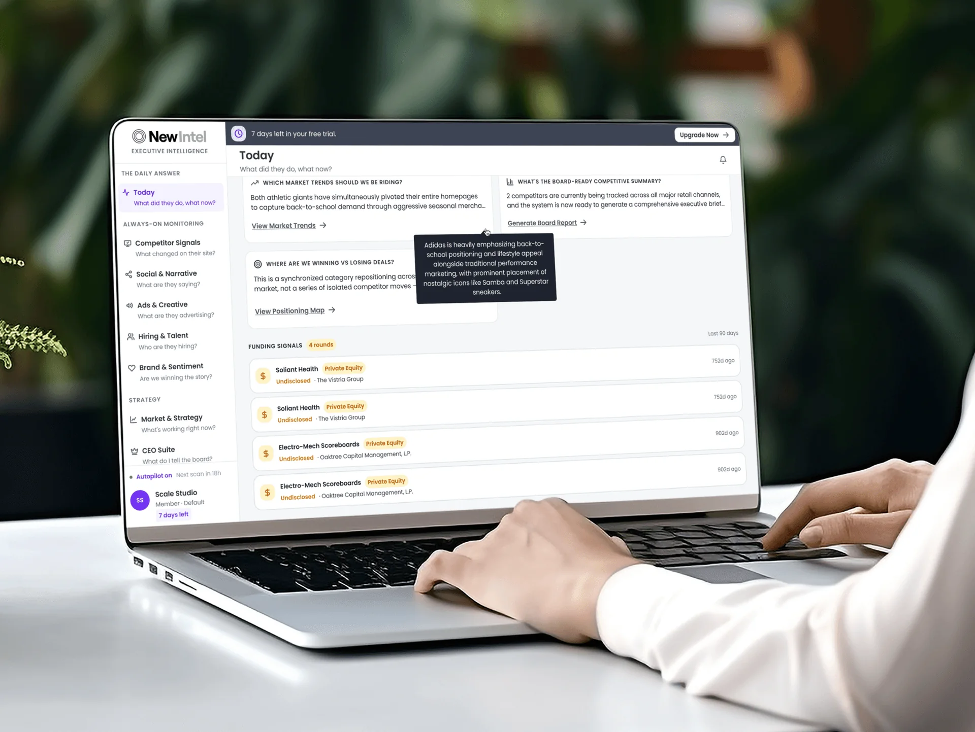 Intelligence platform that turns market signals into actionable insights