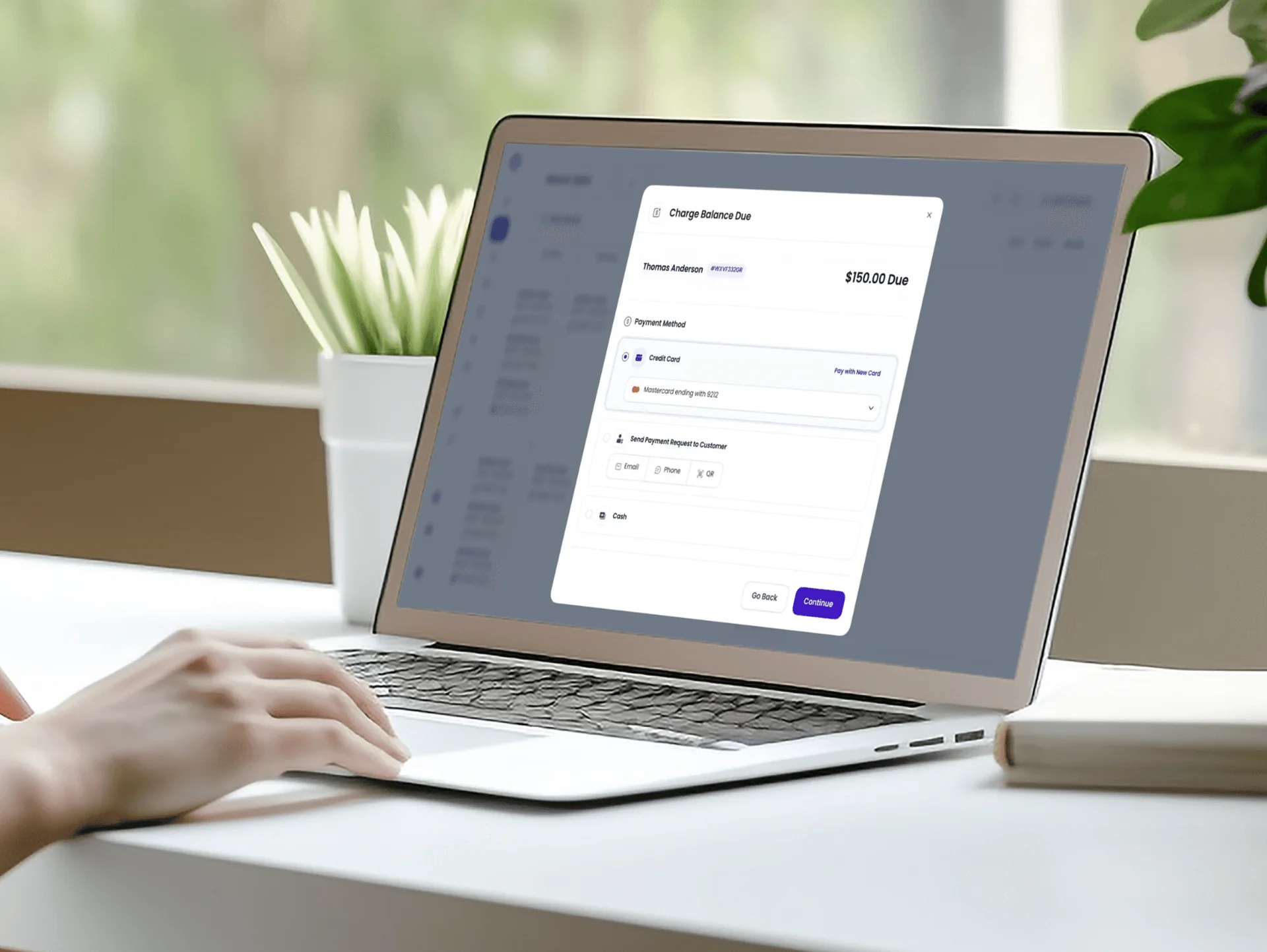 Invoice review and payment management screens